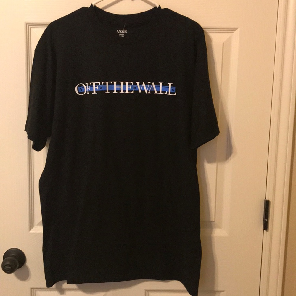 Black Vans t shirt